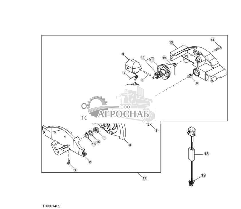 КОМПЛЕКТ РЕГУЛЯТОРА ОСИ КАЧАЮЩЕГОСЯ БАЛАНСИРА 